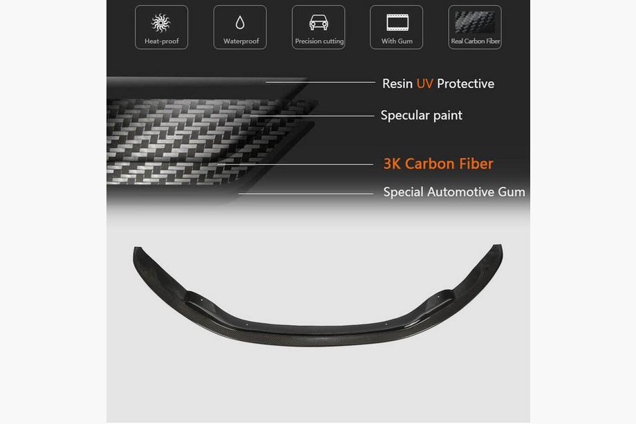 BMW 1 серия E81/E82/E87/E88 2004-2011 гг. Передний бампер Лип V1 для 1M E82, Карбон Фото 7