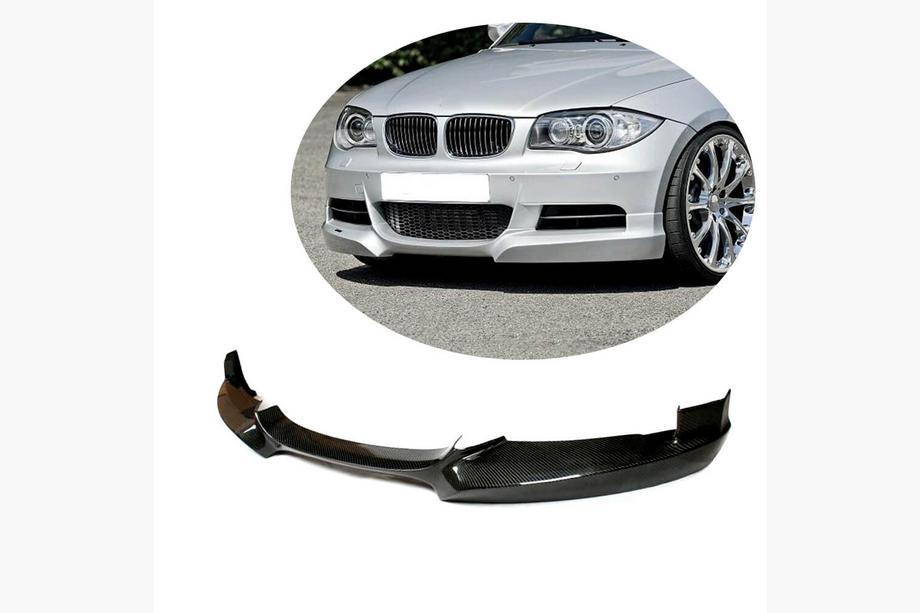 BMW 1 серия E81/E82/E87/E88 2004-2011 гг. Передняя губа бампера Carbon V2 (для E82/E88 M-Sport) Image