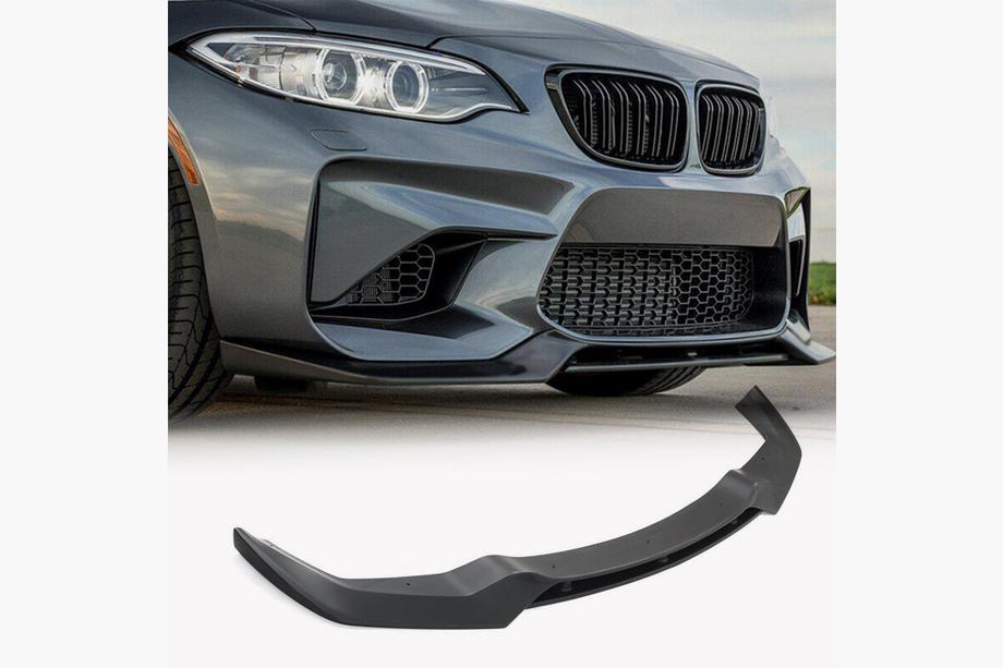 BMW 2 серия F22/F23 2014-2021 гг. Передний бампер Лип V3 (для F87 M2, Карбон) Image