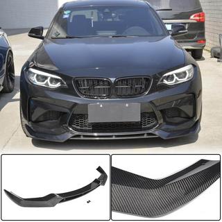 Передняя накладка на бампер Carbon V6 (для F87) BMW 2 серия F22/F23 2014-2021 гг. фото 2