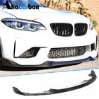 BMW 2 серия F22/F23 2014-2021 гг. Передний лип-спойлер Lip V9 для F87, Карбон фото 1