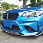 BMW 2 серия F22/F23 2014-2021 гг. Передний лип-спойлер Lip V9 для F87, Карбон фото 2