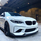 BMW 2 серия F22/F23 2014-2021 гг. Передний лип-спойлер Lip V9 для F87, Карбон фото 7