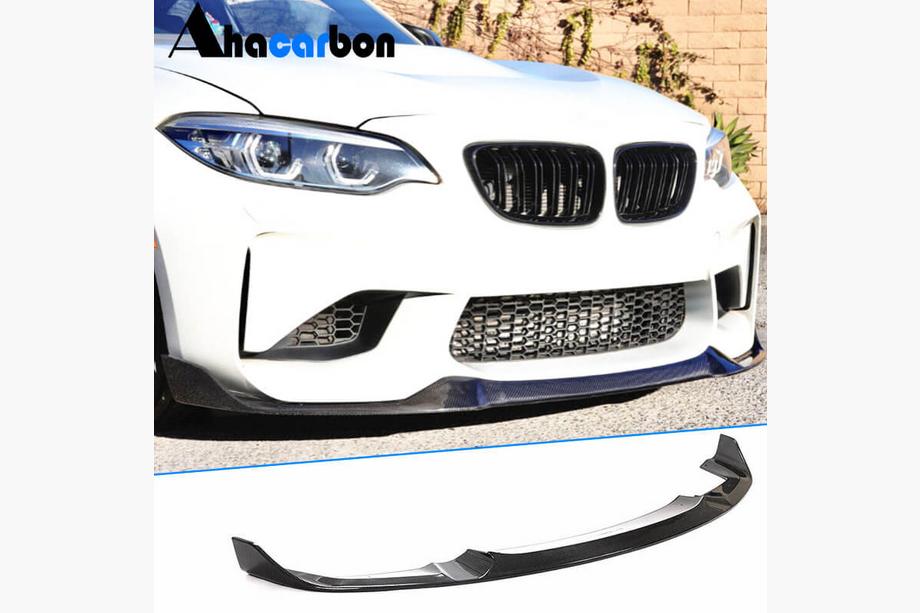 BMW 2 серия F22/F23 2014-2021 гг. Передний лип-спойлер Lip V9 для F87, Карбон Image