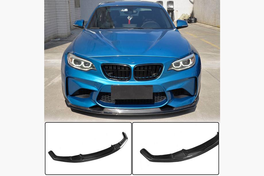BMW 2 серия F22/F23 2014-2021 гг. Передний лип-спойлер V1 для F87 M2, карбон Image