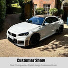 BMW 2 серия G42 2021- гг. Передняя губа бампера Carbon V2 (для G87) фото 5