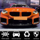 BMW 2 серия G42 2021- гг. Передняя губа бампера Carbon V2 (для G87) фото 8