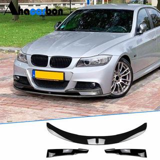 Передний Лип Спойлер Бампера ABS V1 (2008-2011 M-Sport) BMW 3 серия E90/E91 2005-2011 гг. фото 1