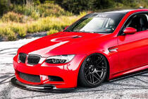 BMW 3 серия E92/E93 2006–2013 гг. Передний Бампер Лип GT4-Style (для M3, Карбон) фото 3