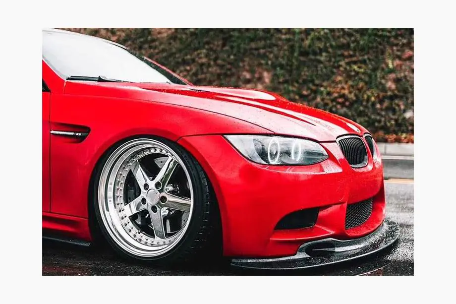 BMW 3 серия E92/E93 2006–2013 гг. Передний Бампер Лип GT4-Style (для M3, Карбон) Фото 4