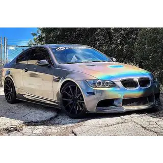 Передний Бампер Лип V-Style (для M3, Карбон) фото 3