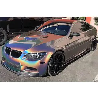 Передний Бампер Лип V-Style (для M3, Карбон) фото 4