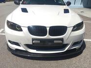 BMW 3 серия E92/E93 2006–2013 гг. Передний Бампер Лип Hamman-Style V2 (для M3, Карбон) фото 2