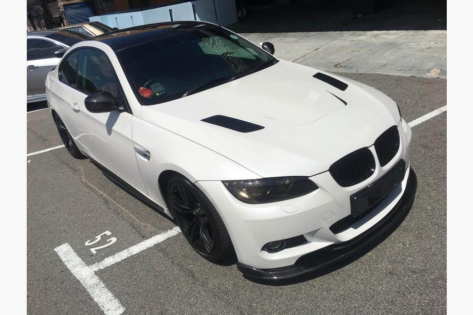 BMW 3 серия E92/E93 2006–2013 гг. Передний Бампер Лип Hamman-Style V2 (для M3, Карбон) Фото 3