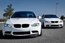 BMW 3 серия E92/E93 2006–2013 гг. Передний бампер Лип AK-Style для M3, Карбон фото 2