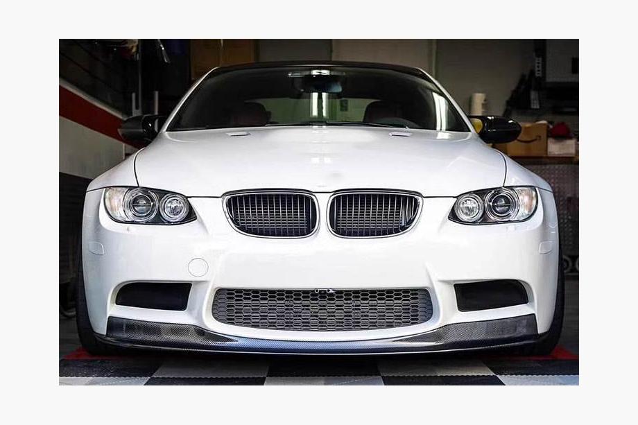 BMW 3 серия E92/E93 2006–2013 гг. Передний бампер Лип AK-Style для M3, Карбон Фото 4