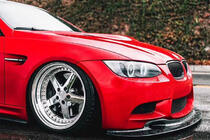 BMW 3 серия E90/E91 2005-2011 гг. Передний Бампер Лип GT4-Style (для M3, Карбон) фото 4