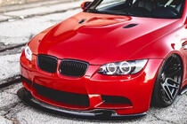 BMW 3 серия E90/E91 2005-2011 гг. Передний Бампер Лип GT4-Style (для M3, Карбон) фото 5