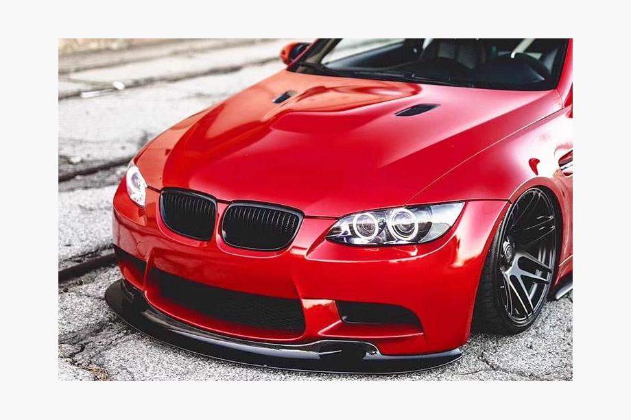BMW 3 серия E90/E91 2005-2011 гг. Передний Бампер Лип GT4-Style (для M3, Карбон) Фото 5