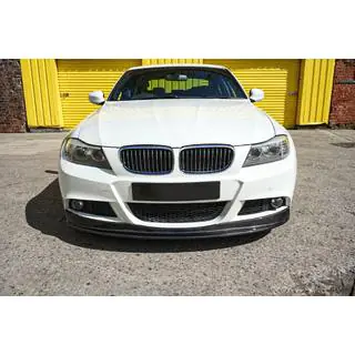 Передний бампер лип (для E90 M-Sport 2008-2011, Карбон) фото 2