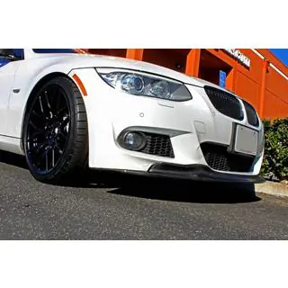 Передний Лип-спойлер RK-Style на Бампер (для 2010-2012 M-Sport, Карбон) фото 4