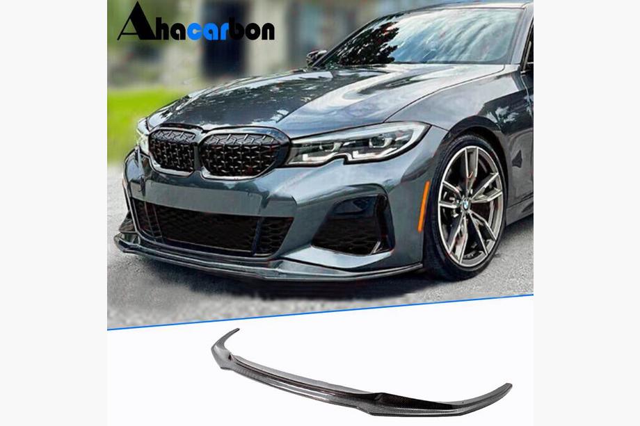 BMW 3 серия G20/G21 2018- гг. Передний бампер Лип V8 для M-Sport 2018-2022 Карбон Image