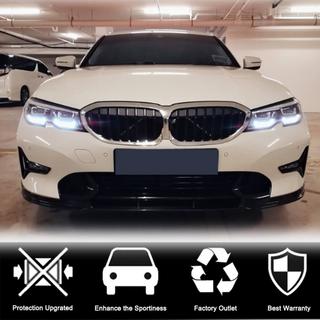 Передняя накладка на бампер FRP V3 (2019-2022 Base) BMW 3 серия G20/G21 2018- гг. фото 4