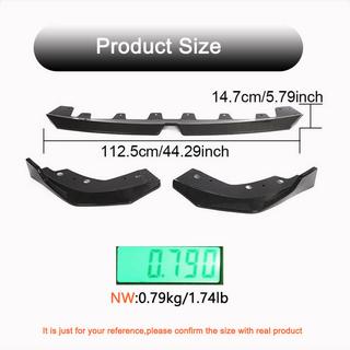 Передний Бампер Лип V3 для M-Sport 2022+ Карбон фото 4