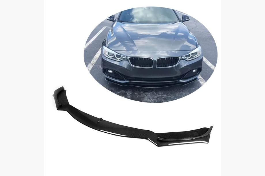 BMW 4 серия F32/F33/F36 2012-2020 гг. Передний бампер Лип-спойлер (для Base 2013-2016, Карбон) Image