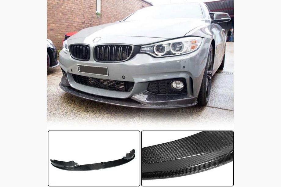 BMW 4 серия F32/F33/F36 2012-2020 гг. Передний бампер Лип V3 для M-Sport, Карбон Image