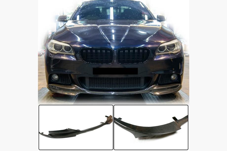 BMW 5 серия F10/F11 2010–2016 гг. Передняя накладка на бампер Carbon V2 (M-Sport) Image