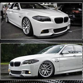 Передняя губа бампера FRP V5 (M-Sport) BMW 5 серия F10/F11 2010–2016 гг. фото 4