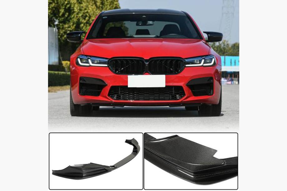 BMW 5 серия G30/G31 2017-2023 гг. Передняя губа бампера Carbon V3 (для M5 2020+) Image