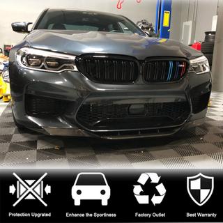 Передняя губа бампера FRP V5 (для M5 2017-2020) BMW 5 серия G30/G31 2017-2023 гг. фото 4