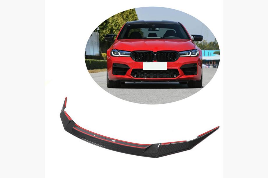 BMW 5 серия G30/G31 2017-2023 гг. Передний лип-спойлер Lip V3 для M5 F90 2020-2024, Карбон Image