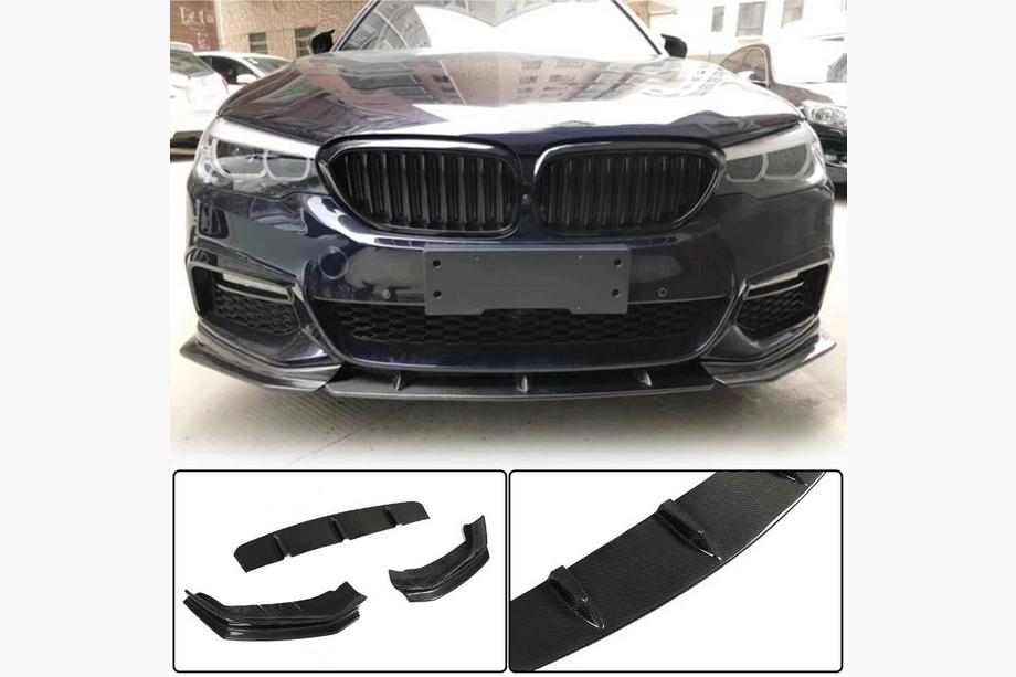 BMW 5 серия G30/G31 2017-2023 гг. Передний Бампер Лип V4 для M-Sport 2017-2020 Карбон Image