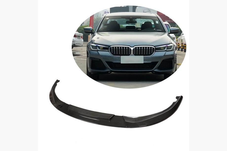 BMW 5 серия G30/G31 2017-2023 гг. Передний лип-спойлер V2 для M-Sport 2021-2024, Карбон Image