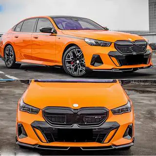 Передний бампер Лип (для M-Sport, Карбон) фото 2