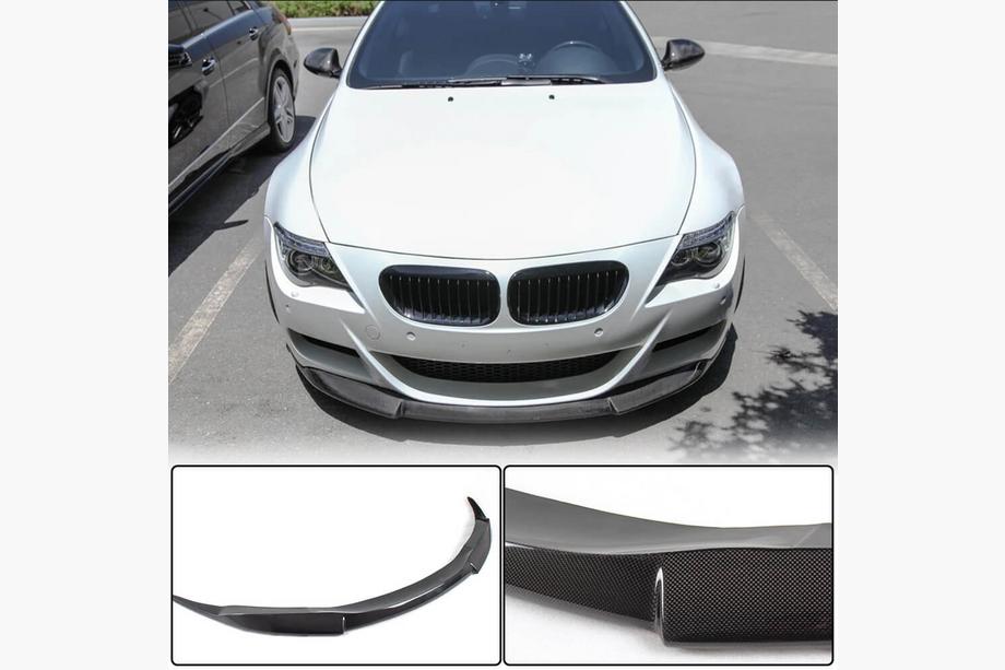 BMW 6 серия E63/E64 2003-2010 гг. Накладка на передний бампер Lip (для M6, Карбон) Image