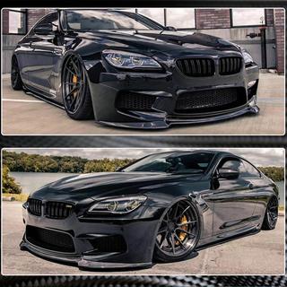Передний Бампер Лип FRP V4 BMW 6 серия F12/F13/F06 2011-2018 гг. фото 4