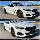 Накладка на передний бампер Lip V1 (для M-Sport, Карбон) фото 5