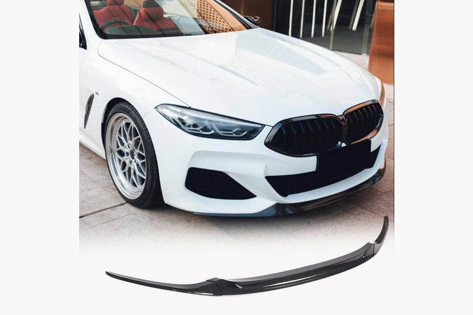 BMW 8 серия G14/G15/G16 2018- гг. Передний Бампер Лип V5 (для M-Sport, Карбон) Image