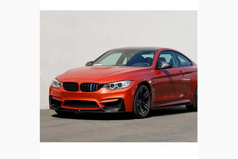 BMW 3 серия F30/F31 2012-2019 гг. Передний лип-спойлер V4 для F80 Карбон Фото 2