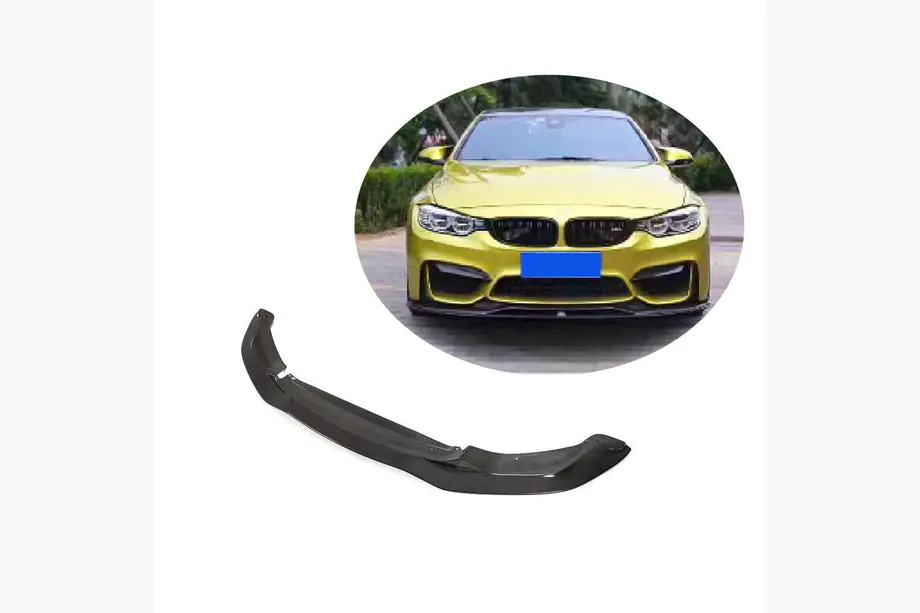 BMW 3 серия F30/F31 2012-2019 гг. Передний лип-спойлер V5 для F80 Карбон Фото 1