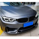BMW 3 серия F30/F31 2012-2019 гг. Передний Бампер Лип V10 для F80 Карбон фото 2