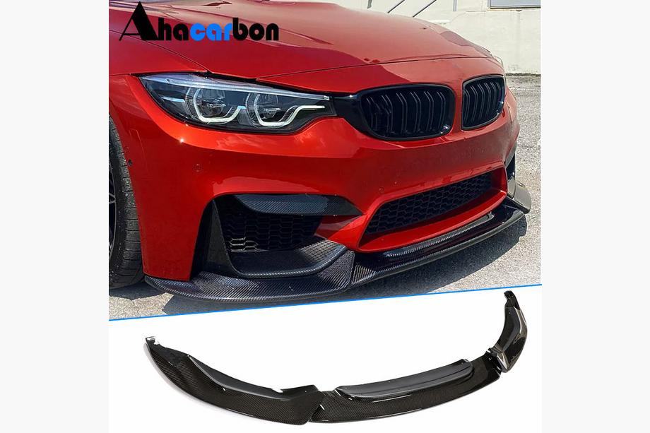 BMW 3 серия F30/F31 2012-2019 гг. Передний Бампер Лип V10 для F80 Карбон Image