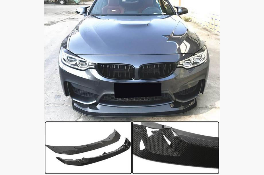 BMW 4 серия F32/F33/F36 2012-2020 гг. Передний бампер Лип V1 для F82/F83, карбон Image