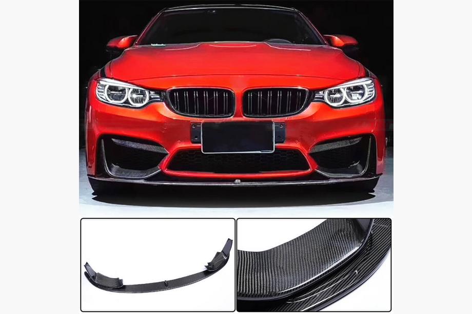 BMW 3 серия F30/F31 2012-2019 гг. Передний Бампер Лип V13 (для F80, Карбон) Image