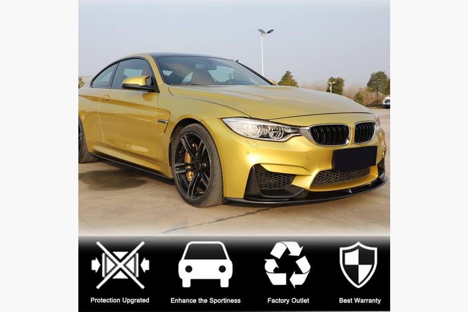 BMW 3 серия F30/F31 2012-2019 гг. Передний бампер лип FRP V16 (для F80) Фото 2