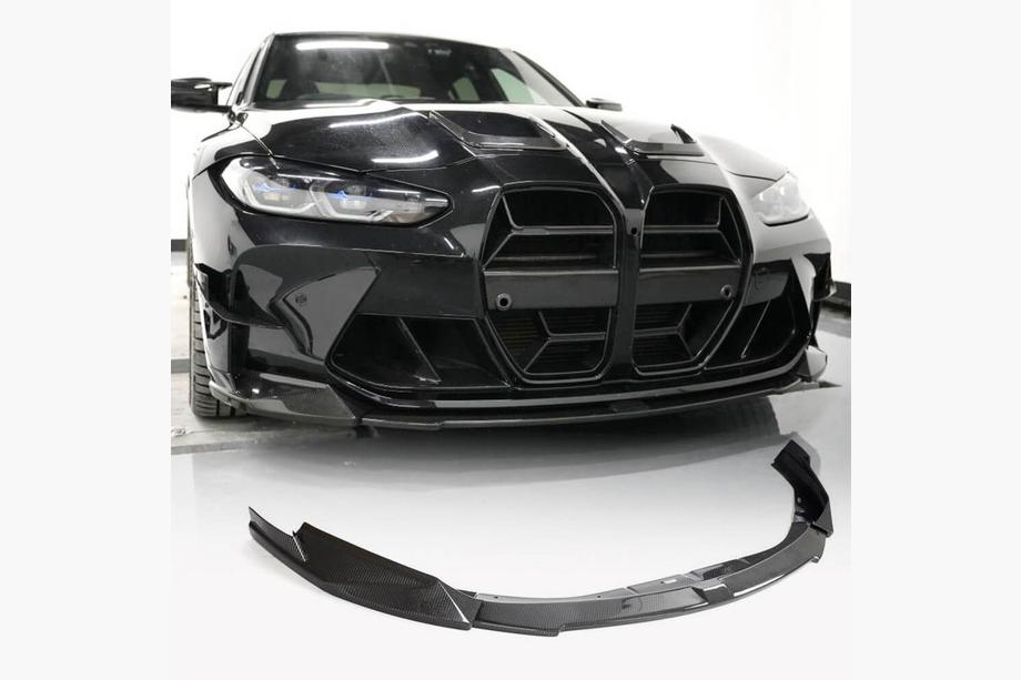 BMW 3 серия G20/G21 2018- гг. Передний бампер Лип V1 для G80 Карбон Image